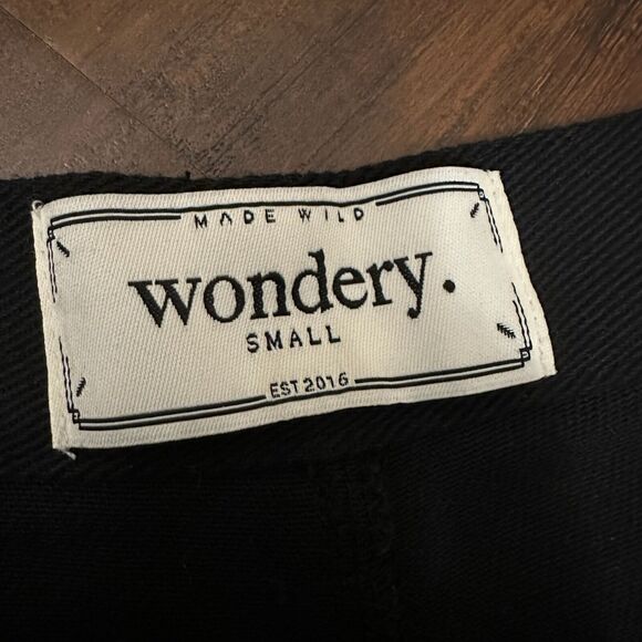 WONDERY Renee 2.0 Carpenter Pants Black High Rise Cargo Utility Cotton - Picture 11 of 15